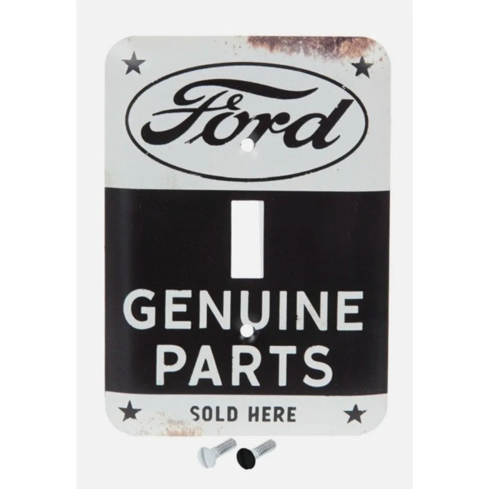Ford Light Switch Plate Cover Genuine Parts Service Garage Gas Oil Bar Pub Sign